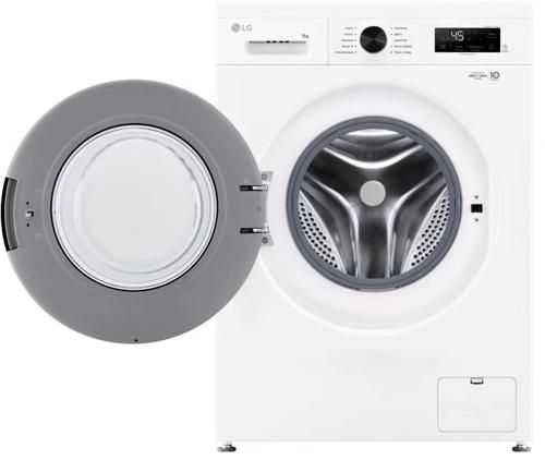 Стиральная машина LG F2Y1VS6W.AGWPCOM класс: A загр.фронтальная макс.:9кг белый инвертор