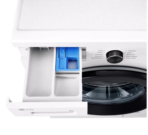 Стиральная машина LG F2Y1VS6W.AGWPCOM класс: A загр.фронтальная макс.:9кг белый инвертор