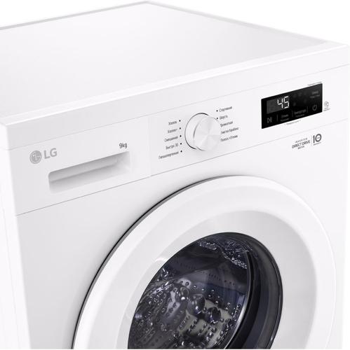 Стиральная машина LG F2Y1VS3W.AGWPCOM класс: A загр.фронтальная макс.:9кг белый инвертор