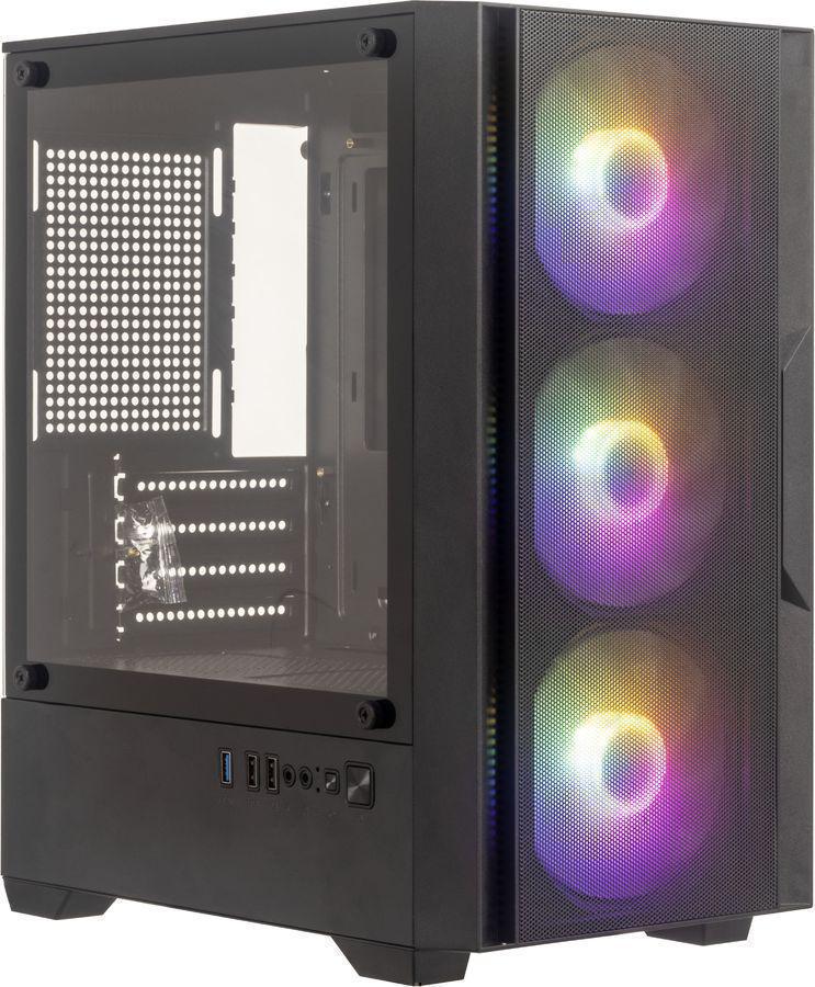 Корпус Accord ACC-ZCU1B черный без БП mATX 5x120mm 2xUSB3.0 1xUSB3.1 audio bott PSU