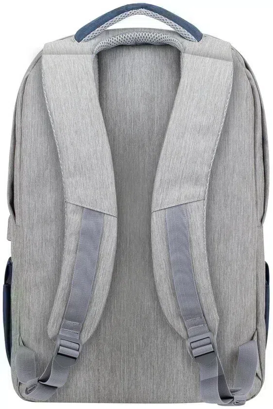 Рюкзак для ноутбука 17.3" Riva 7567 серый/темно-синий полиэстер (7567 GREY/DARK BLUE)
