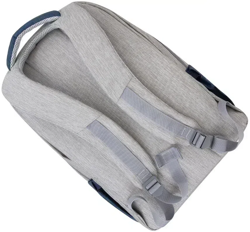 Рюкзак для ноутбука 17.3" Riva 7567 серый/темно-синий полиэстер (7567 GREY/DARK BLUE)