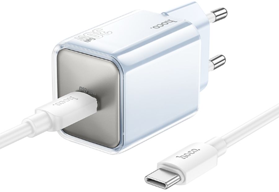 Сетевое зар./устр. Hoco N47 Glorious 30W 3A (PD) USB Type-C универсальное белый (PD30W 35363)