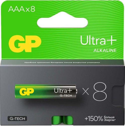 Батарея GP Ultra Plus Alkaline 24AUPA21-2CRB8 AAA (8шт) блистер