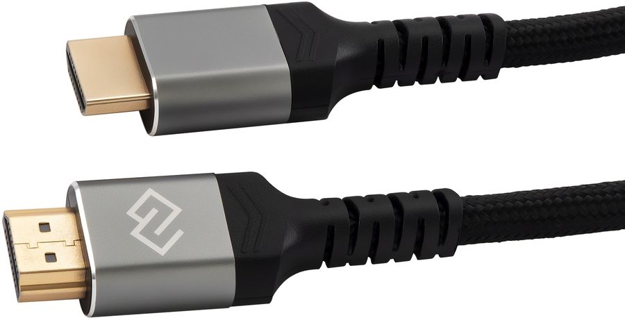 Кабель аудио-видео Digma HDMI (m)/HDMI (m) 3м. феррит.кольца позолоч.конт. черный (D-HDMI-2FF-V2.1-3M)