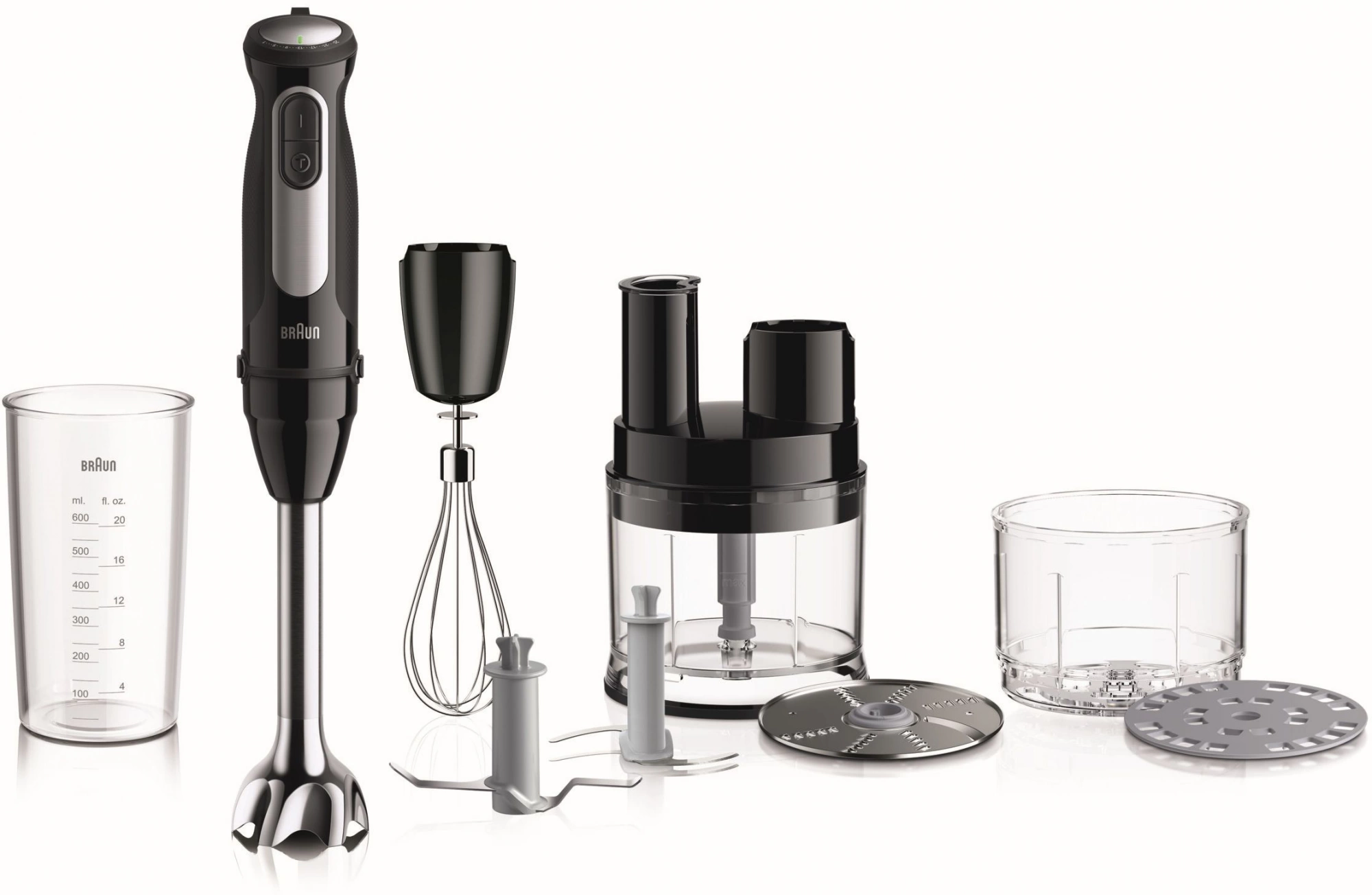 Блендер погружной Braun MultiQuick 5 MQ55755MBK 1000Вт черный