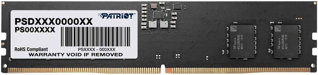 Память DDR5 16GB 5600MHz Patriot PSD516G56002 Signature RTL PC5-44800 CL46 DIMM 288-pin 1.1В single rank Ret