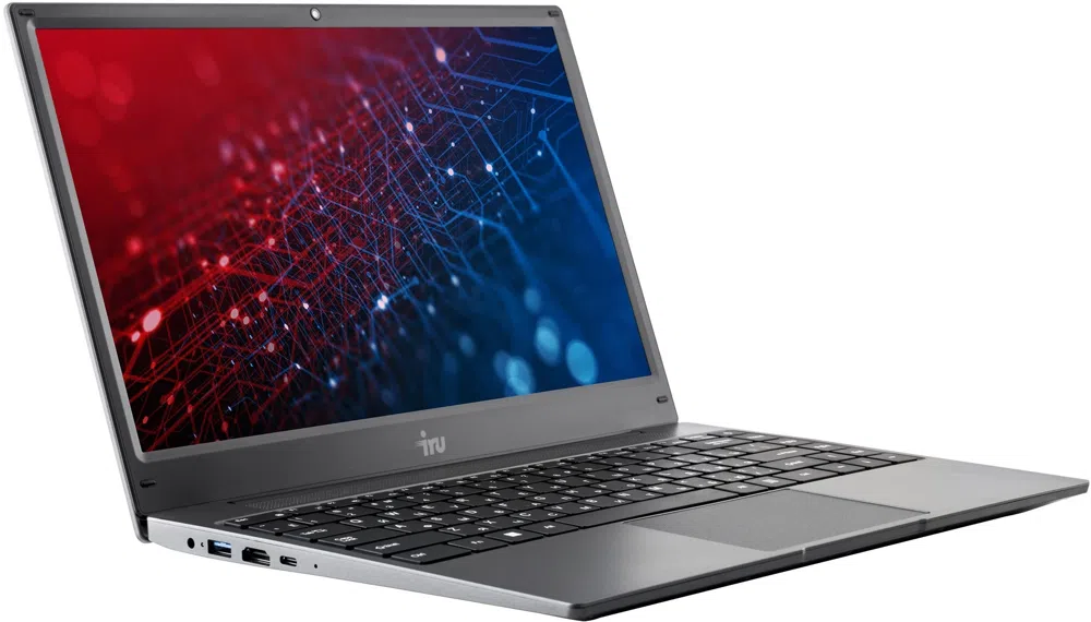 Ноутбук IRU Tactio 14RLH Ryzen 5 Pro 5675U 16Gb SSD512Gb AMD Radeon RX Vega 7 14" IPS FHD (1920x1080) FreeDOS grey WiFi BT Cam 4000mAh (2058875)