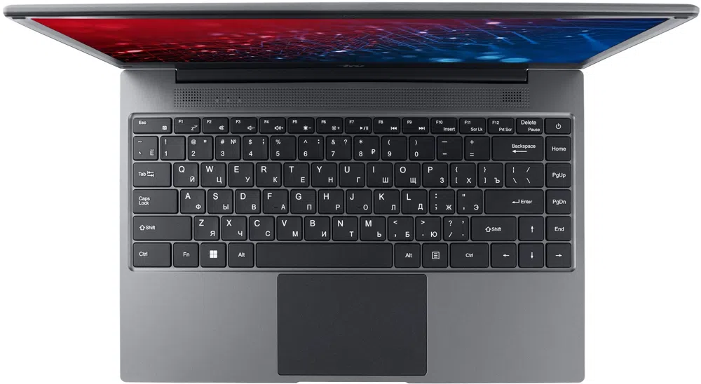 Ноутбук IRU Tactio 14RLH Ryzen 5 Pro 5675U 16Gb SSD512Gb AMD Radeon RX Vega 7 14" IPS FHD (1920x1080) FreeDOS grey WiFi BT Cam 4000mAh (2058875)