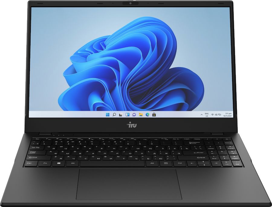 Ноутбук IRU Planio 15ING N100 8Gb SSD512Gb Intel Iris Xe graphics 15.6" IPS FHD (1920x1080) Free DOS black 6000mAh (2058904)