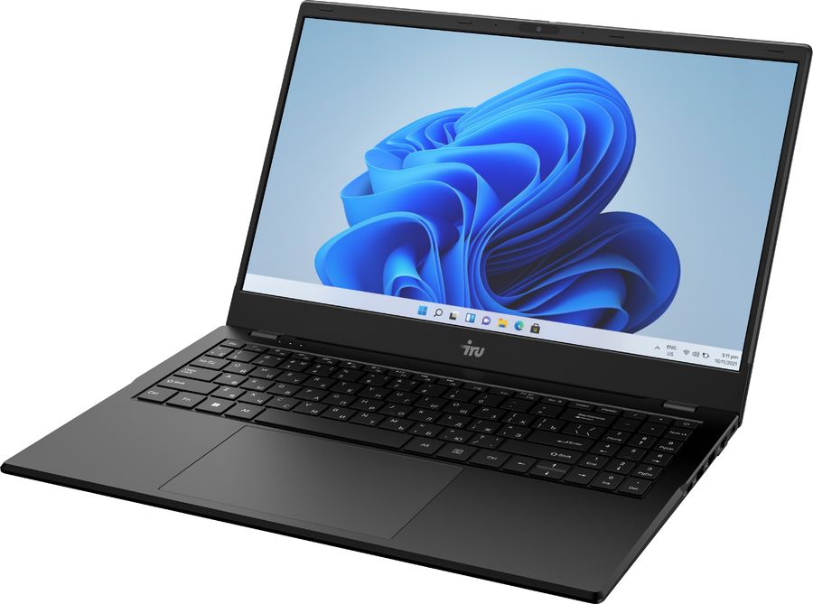Ноутбук IRU Planio 15ING N-series N100 8Gb SSD512Gb Intel UHD Graphics 15.6" IPS FHD (1920x1080) FreeDOS black WiFi BT Cam 6000mAh (2058904)