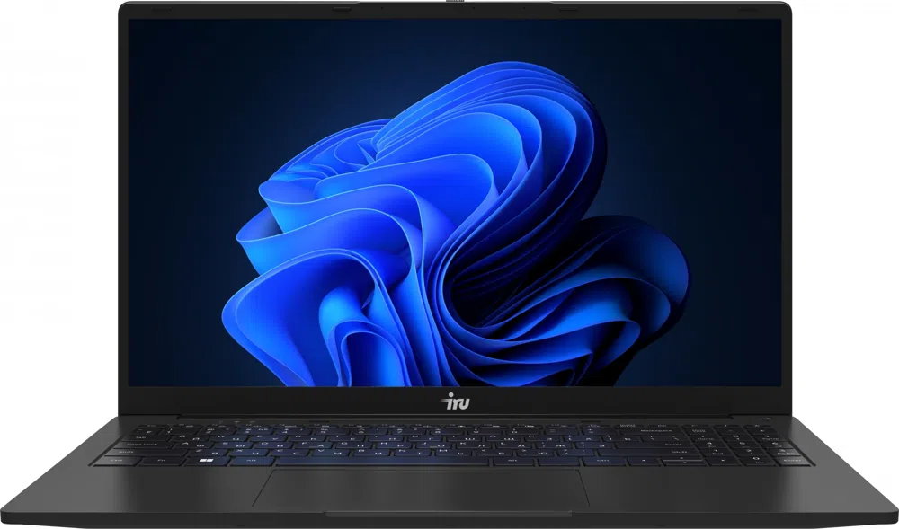 Ноутбук IRU Strato 15ALI Core i3 1215U 8Gb SSD256Gb Intel UHD Graphics 15.6" IPS FHD (1920x1080) FreeDOS black WiFi BT Cam 6000mAh (2058924)