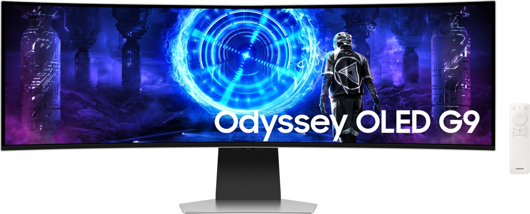 Монитор Samsung 49" Odyssey OLED G9 S49DG952SI серебристый OLED LED 32:9 HDMI M/M TV матовая HAS 250cd 178гр/178гр 5120x1440 240Hz FreeSync Premium Pro DP USB 12.6кг