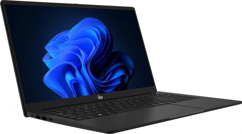Ноутбук IRU Strato 15ALI Core i5 1235U 8Gb SSD256Gb Intel Iris Xe graphics 15.6" IPS FHD (1920x1080) FreeDOS black WiFi BT Cam 6000mAh (2058943)