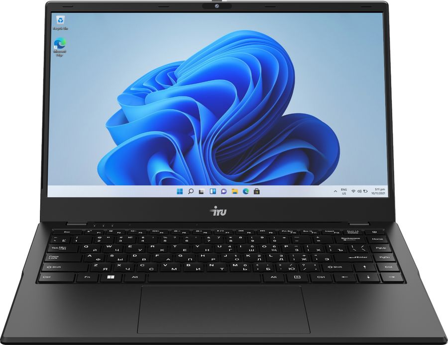 Ноутбук IRU Planio 14ING N100 8Gb SSD512Gb Intel Iris Xe graphics 14" IPS FHD (1920x1080) Windows 11 Professional black 6000mAh (2059101)