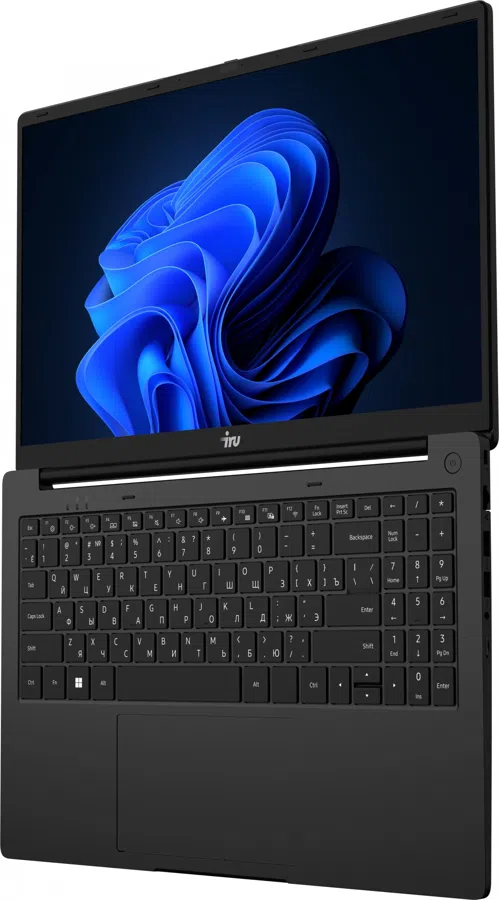 Ноутбук IRU Strato 15ALI Core i3 1215U 8Gb SSD256Gb Intel UHD Graphics 15.6" IPS FHD (1920x1080) Windows 11 Pro Multi Language 64 black WiFi BT Cam 6000mAh (2059106)