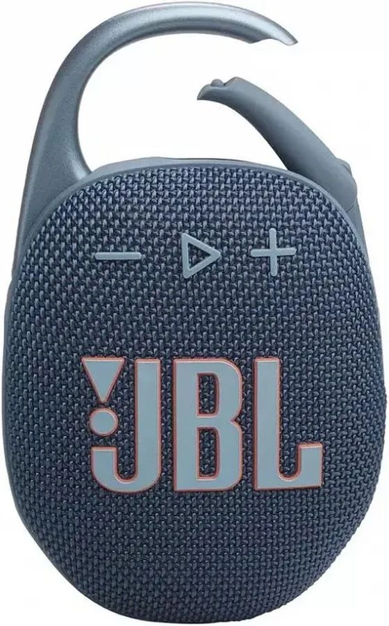 Колонка порт. JBL Clip 5 синий 7W Mono BT 1400mAh (JBLCLIP5BLU)