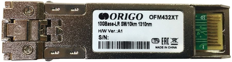 Трансивер Origo OFM432XT/A1A оптич. SFP+ SM simplex 10Гбит/с Tx:1310нм Rx:1310нм до 10км