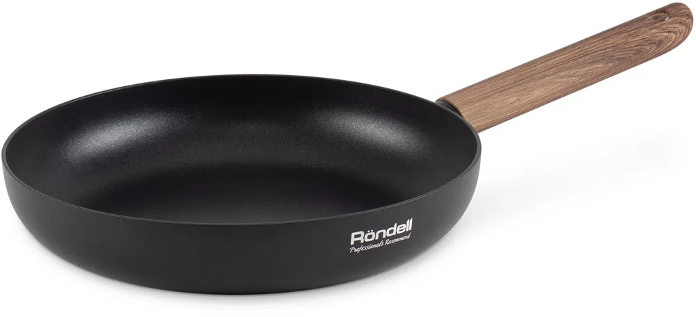 Сковорода Rondell Maple RDA-1938 круглая 26см покрытие: антипригарное ручка несъемная (без крышки) черный
