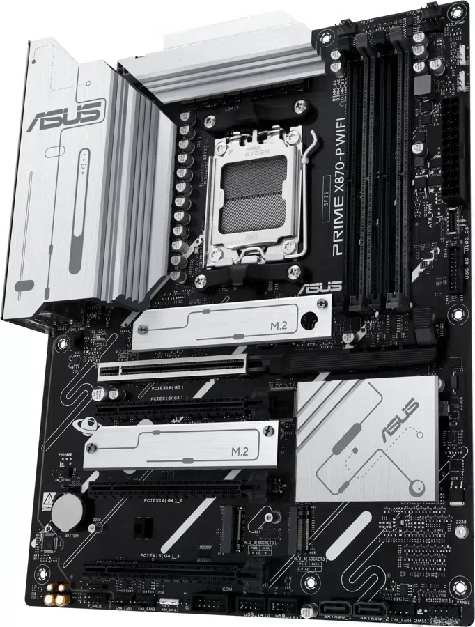 Материнская плата Asus PRIME X870-P WIFI Socket AM5 AMD X870 4xDDR5 ATX AC`97 8ch(7.1) 2.5Gg RAID+HDMI