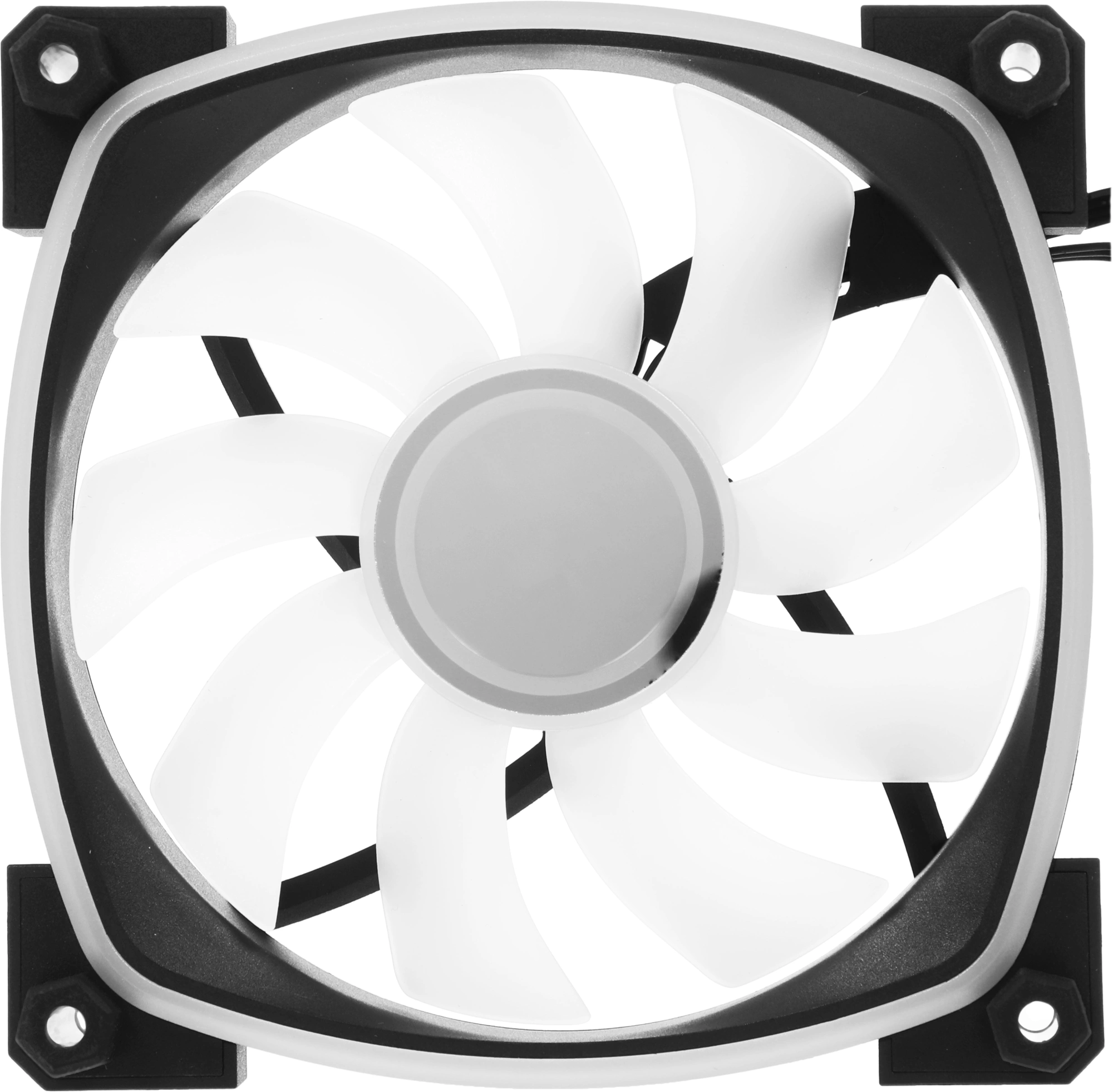 Вентилятор для корпуса Accord ACC-U12 ARGB 120х120x25 черный 4-pin 18.1дБ (ACC-U12 ARGB BLACK) brown box