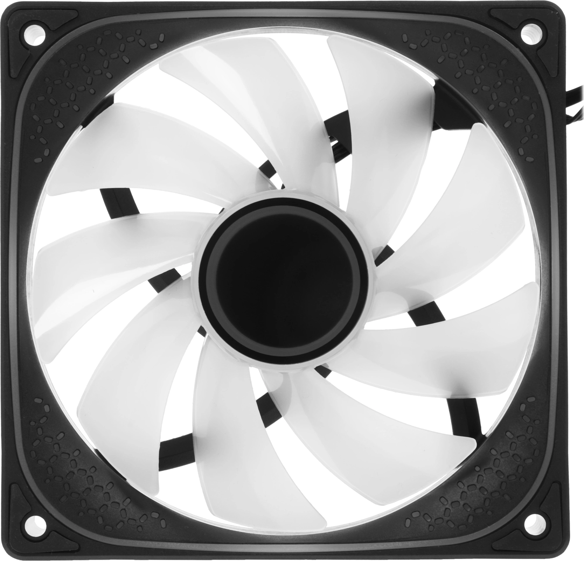 Вентилятор для корпуса Accord ACC-YH12 ARGB 120х120x25 черный 4-pin 27.5дБ (ACC-YH12 ARGB BLACK) brown box