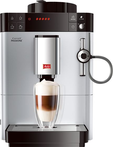 Кофемашина Melitta Caffeo F 530-101 Passione 1450Вт серебристый