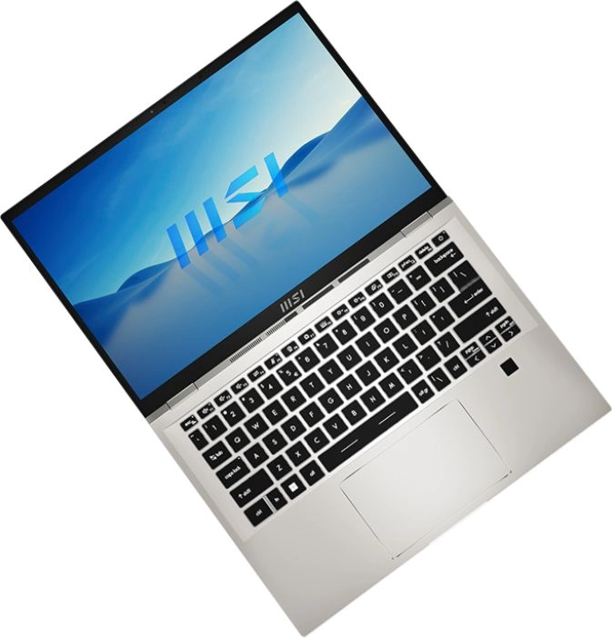 Ноутбук MSI Prestige 14H B12UCX-608US Core i5 12500H 16Gb SSD512Gb NVIDIA GeForce RTX 2050 4Gb 14" IPS FHD+ (1920x1200) Windows 11 Home Multi Language silver WiFi BT Cam (9S7-14F122-608)