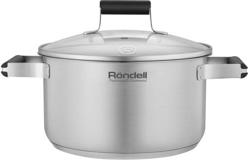 Кастрюля Rondell Bayoneta RDS-1807 3.1л. d=20см (с крышкой) стальной