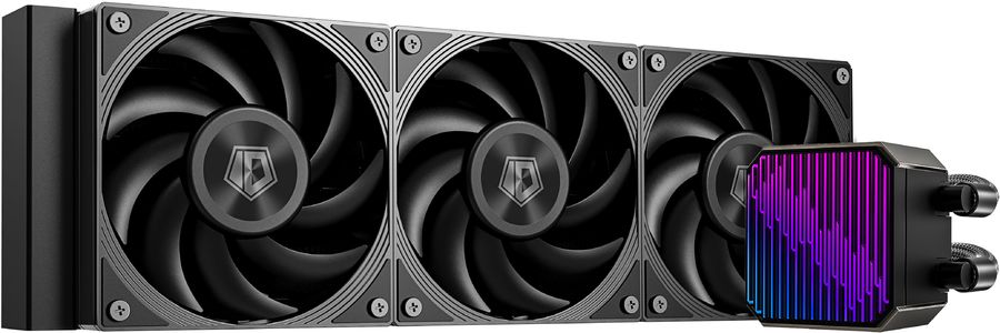 Система водяного охлаждения ID-Cooling DX360 Max Soc-AM5/AM4/1200/1700/1851 черный 4-pin 32.5dB Al+Cu 350W Ret