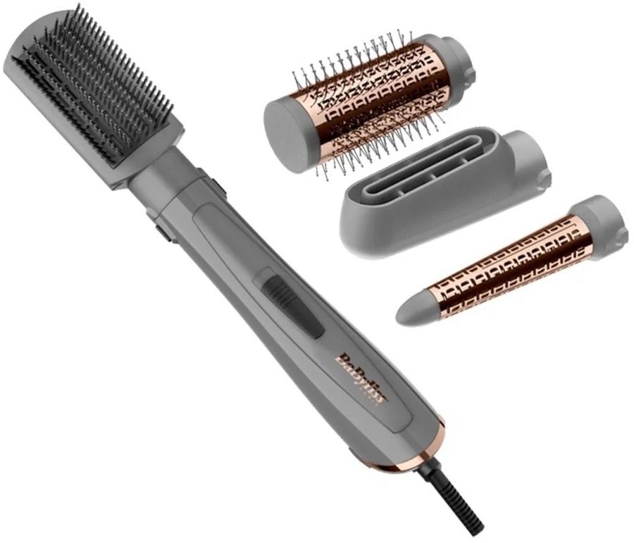 Фен-щетка Babyliss AS136E 1000Вт серый