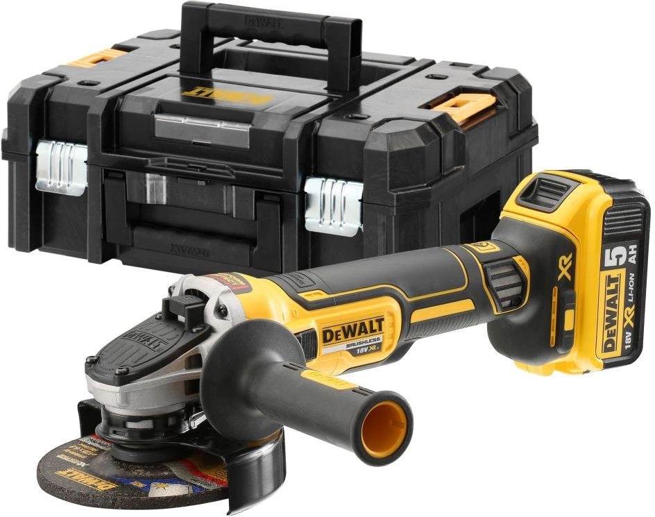 Углошлифовальная машина DeWalt DCG405P2-QW 9000об/мин рез.шпин.:M14 d=125мм жестк.кейс