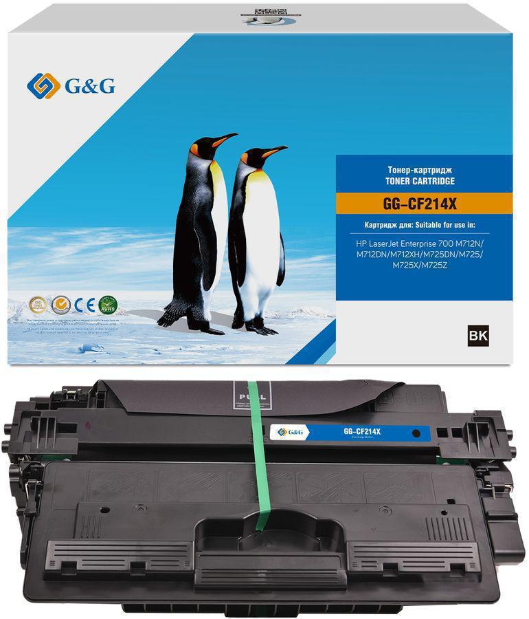 Картридж лазерный G&G GG-CF214X CF214X черный (17500стр.) для HP LJ Ent 700 M712N/M712DN/M712XH/M725DN/M725/M725X/M725Z