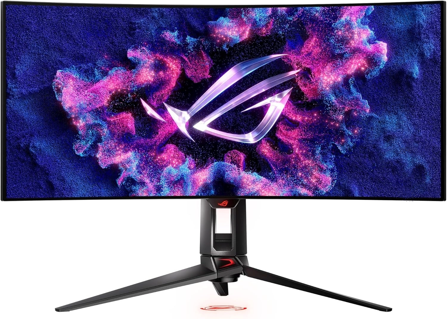 Монитор Asus 34" ROG Swift PG34WCDM черный OLED LED 21:9 HDMI матовая HAS Piv 450cd 178гр/178гр 3440x1440 240Hz FreeSync Premium DP 2K USB 8.4кг