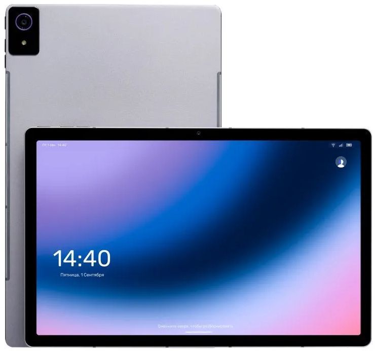 Планшет Kvadra TS11.02-2111-21 (2.4) 8C RAM6Gb ROM128Gb 10.95" IPS 2000x1200 KvadraOS серебристый 13Mpix 5Mpix BT WiFi microSD 256Gb 9000mAh 8hr