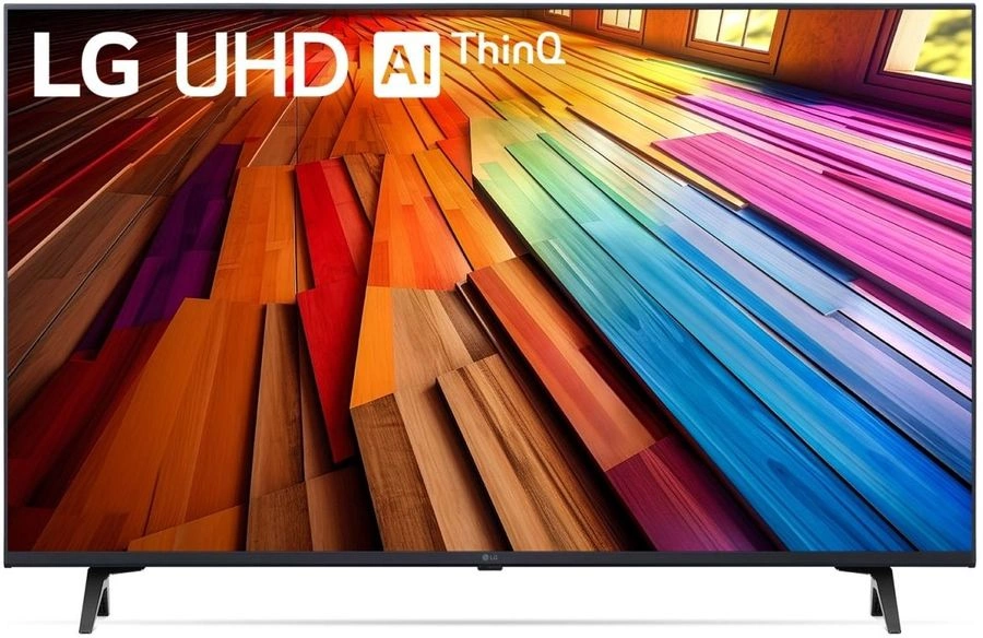 Телевизор LED LG 43" 43UT80006LA.ARUG черный 4K Ultra HD 60Hz DVB-T DVB-T2 DVB-C DVB-S DVB-S2 USB WiFi Smart TV