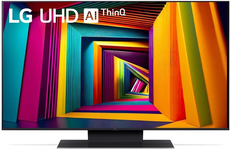 Телевизор LED LG 43" 43UT91006LA.ARUG черный 4K Ultra HD 60Hz DVB-T DVB-T2 DVB-C DVB-S DVB-S2 USB WiFi Smart TV