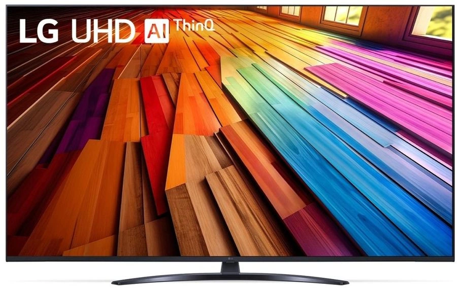 Телевизор LED LG 50" 50UT81006LA.ARUG черный 4K Ultra HD 60Hz DVB-T DVB-T2 DVB-C DVB-S2 USB WiFi Smart TV