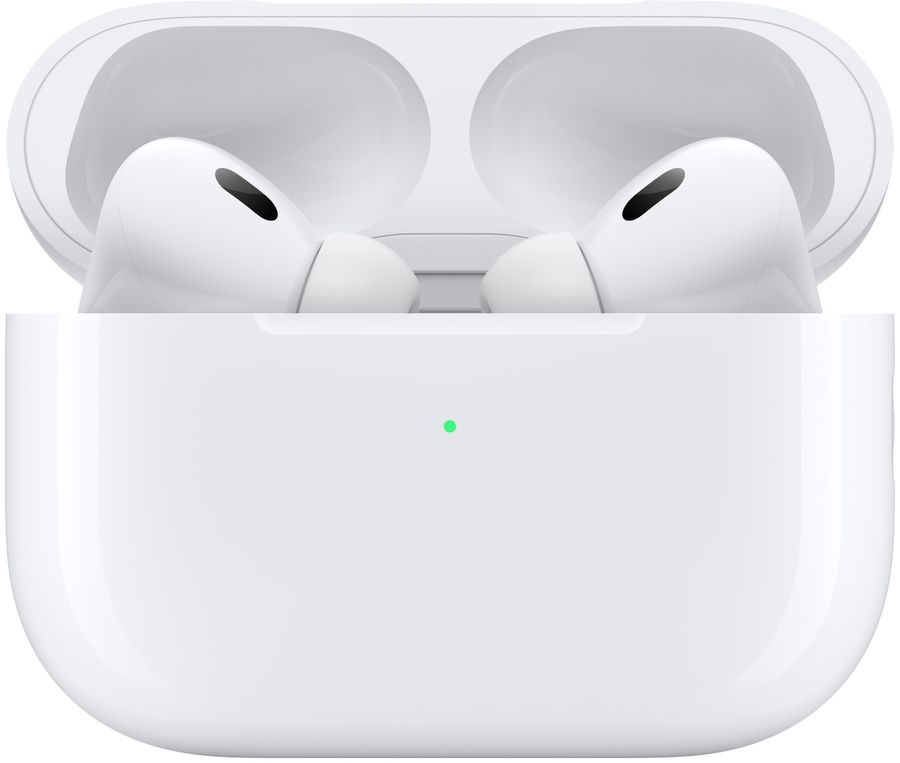 Гарнитура внутриканальные Apple AirPods Pro 2 2023 A3047/A3048/A2968 белый беспроводные bluetooth в ушной раковине (MTJV3HN/A)