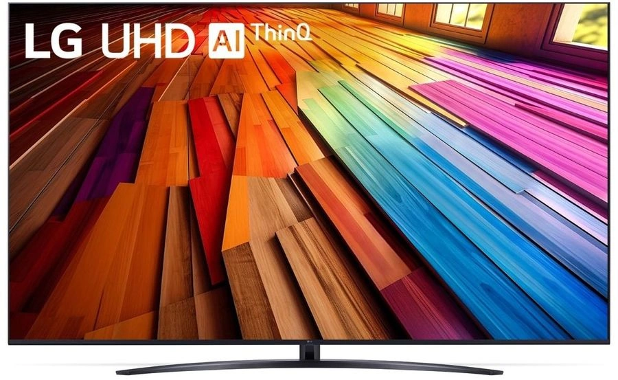 Телевизор LED LG 86" 86UT81006LA.ARUG черный 4K Ultra HD 60Hz DVB-T DVB-T2 DVB-C DVB-S2 USB WiFi Smart TV