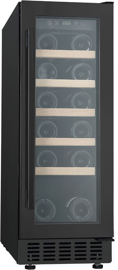 Винный шкаф Hyundai HBWC 0831 SU 1-нокамерн. черный