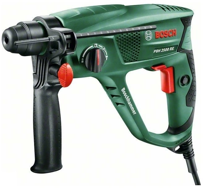 Перфоратор Bosch PBH 2500 RE патрон:SDS-plus уд.:1.9Дж 600Вт (кейс в комплекте)