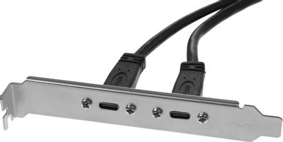 Адаптер USB 2xUSB3.1 Type-C Bulk