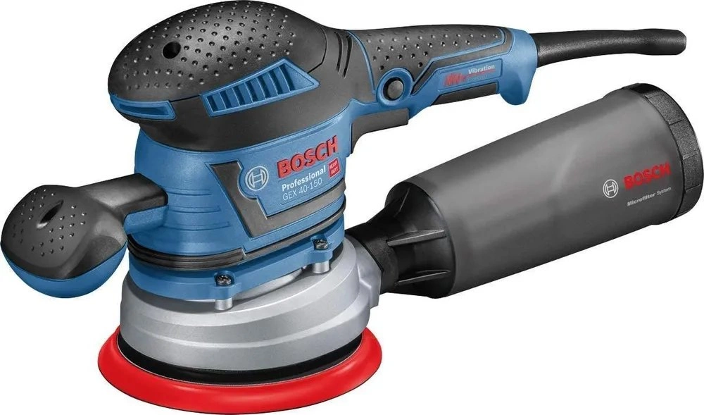 Эксцентриковая шлифмашина Bosch GEX 40-150 400Вт D150мм аккум. (060137B202)