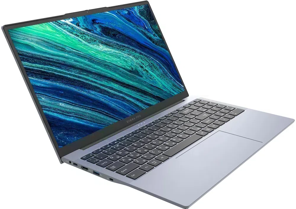 Ноутбук Digma Pro Cursus Ryzen 5 3500U 16Gb SSD512Gb AMD Radeon Vega 8 15.6" IPS FHD (1920x1080) Windows 11 Pro grey WiFi BT Cam 5500mAh (DN15R5-ADXW10)
