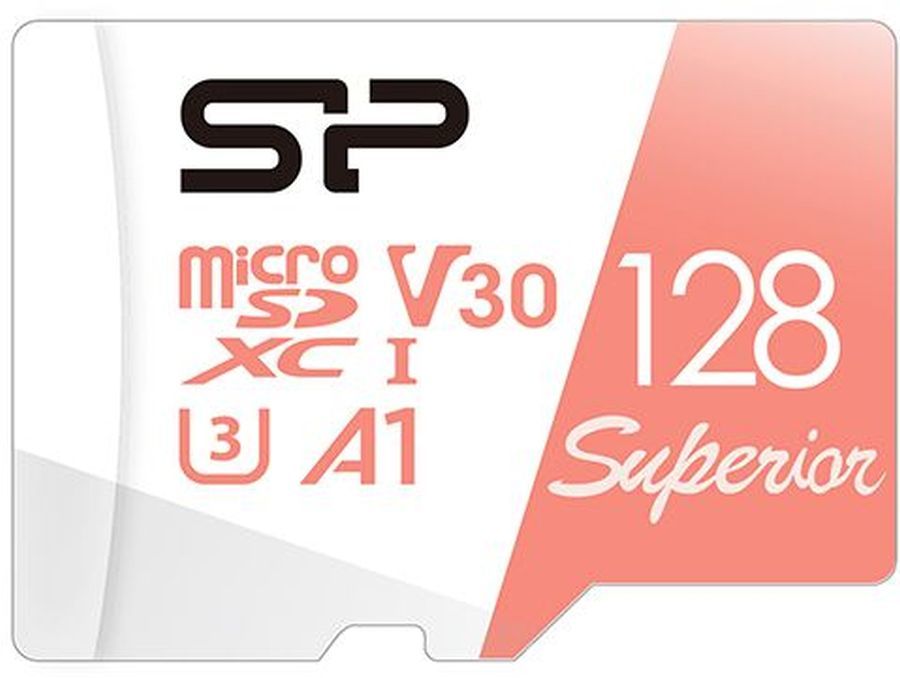 Флеш карта microSDXC 128GB Silicon Power SP128GBSTXDV3V20 Superior V30 A1 w/o adapter