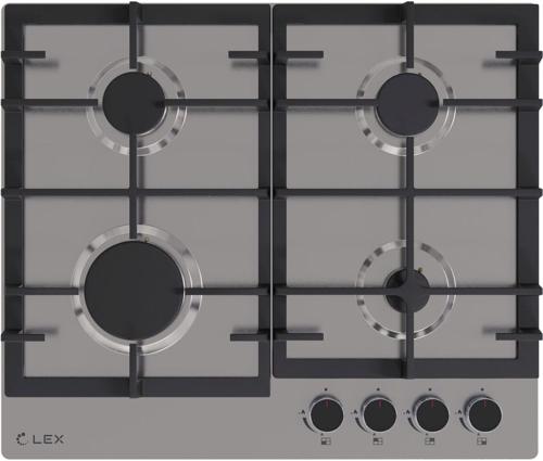 Газовая варочная поверхность Lex GVS 642-1 IX нержавеющая сталь