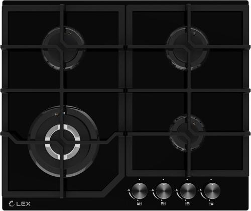 Газовая варочная поверхность Lex GVG 640-1 BBL черный