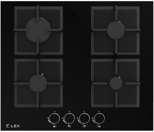 Газовая варочная поверхность Lex GVG 644 BBL черный