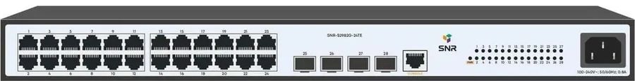 Коммутатор SNR SNR-S2982G-24TE (L2) 24x1Гбит/с 4SFP управляемый